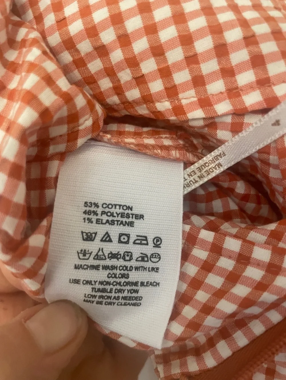 Free People‎ Gingham Tie-Waist Cottagecore High Rise Crop Pants.